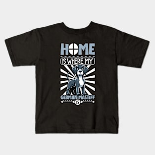 Home is with my Great Dane Kids T-Shirt